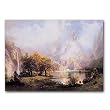 View of the Rocky Mountains - 5" x 7" Museum Quality Greeting Card