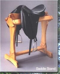 Wooden Saddle Rack