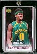 2007-08 Upper Deck First Edition # 225 Aaron Brooks RC - NBA Basketball ROOKIE Trading Card in a Protective Display Case