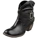 MIA Women's Outlaw Western Boot,Black Leather,7 M US