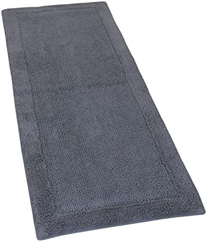Castle Hill 22 by 60-Inch Bath Rug, 22" x 60", Stone