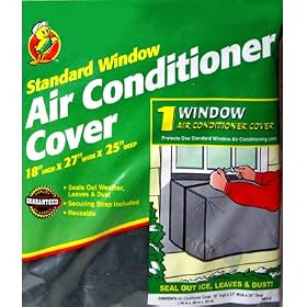 Duck Brand 1285249 18-Inch Height by 27-Inch Wide by 25-Inch Deep Standard Window Air Conditioner Cover