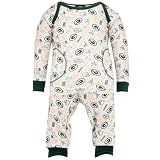 Green Bay Packers Infant White Two-Piece Sleep Set