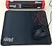 Sentey GS-2330 Rooted Extreme Gamer Series Mouse Pad, Red & Black
