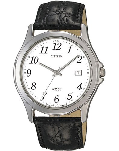 Citizen Herrenuhr LEDER BI0740-02A