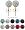 Crystal Stud Earrings by GlitZ JewelZ © - 5/16' (8MM) - Silver 18K Gold plated, looks like real Gold - made with over 100 crystals - bling bling!! Comes packed in a lovely velvet pouch - Choose the colour & size from the menu below