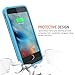 iPhone 6S Battery Case - iPhone 6 Battery Case, Trianium Atomic S Portable Charger for Apple iPhone 6 6S Battery Charging Case (4.7 Inches)[Black/Blue][Lifetime Warranty]- 3100mAh External Protective Juice Power Bank Charger[MFI Certified]