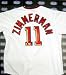 Ryan Zimmerman Autographed/Hand Signed MLB Baseball Jersey (Washington Nationals) SIZE XL