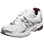 New Balance Women's WR662 Running Shoe,White/Silver/Pink,7.5 B