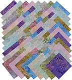 4" WATERCOLOR BALIS Fabric Batik Squares