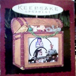 Our Family Treasure Chest of Toys Photo Holder - Hallmark Keepsake Ornaments 1995 Series