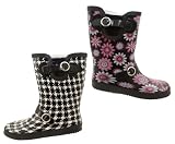 Surf 4 Shoes Ladies Short Leg Wellington Boots Coloured Wellies UK Sizes 3 - 8