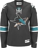 San Jose Sharks Womens NHL Reebok Black Premier Jersey - L