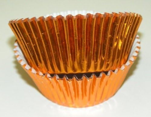 Brass Copper Color Foil Cupcake Muffin Baking Cups 50 Count