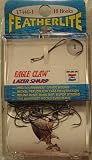 Eagle Claw FeatherLite Lazer Sharp Fishing Hooks - Size 1