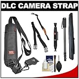 DLC Carry Speed Camera Strap with Under Arm Strap with M67 Monopod + DSLR D ....