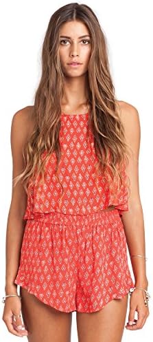 Women's Island Escape Shorts,Bikini Red,Medium