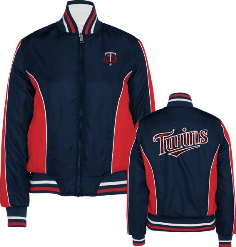 Minnesota Twins Women's Full-Zip Reversible Polyester Jacket