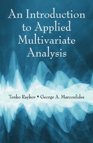 An Introduction to Applied Multivariate Analysis