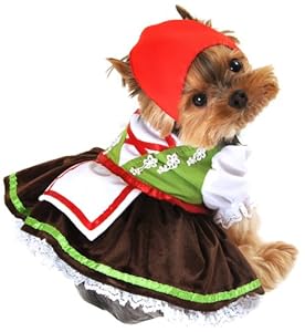Anit Accessories Alpine Girl Dog Costume, Medium, 16-Inch