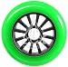YAK Scooter Wheel Green-Black 100mm