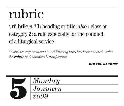 365 New Words-A-Year Page-A-Day Calendar 2009 (Original Page a Day Calendars) under Vocabulary in The Books Store
