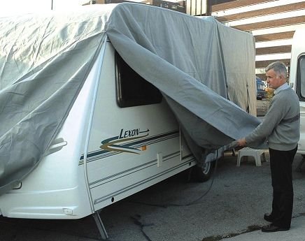 Caravan Cover Green 14'-17'