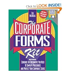 Corporate Forms Kit, Rev. (+ disk)
