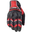 Joe Rocket Phoenix 4.0 Men's Leather Road Race Motorcycle Gloves - Red/Black/Silver