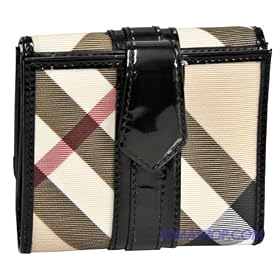 Burberry Black Patent Leather Wallet 3463585