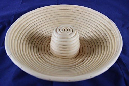 Ainest Round Oval Long Banneton Bortform Bread Dough Proofing Rattan Basket Handmade #18 Ring 29 x6.5cm2Pcs