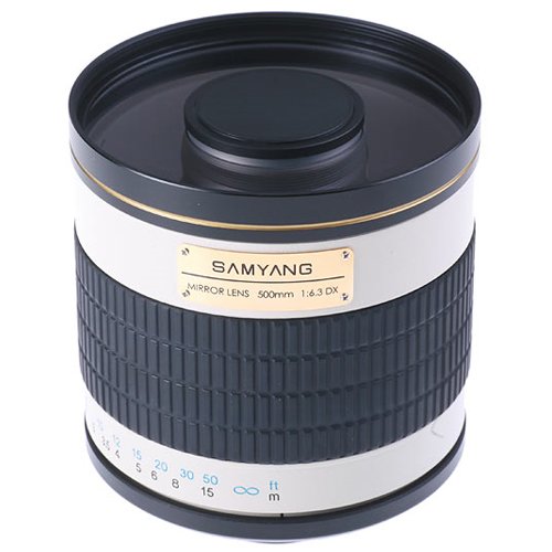 Samyang 500mm f/6.3 Mirror Lens (White) (T Mount) On Sale