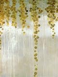 Gold Swirls by Lisa Kowalski,29.9 in. x 39.9 in.