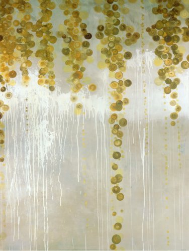 Gold Swirls by Lisa Kowalski,29.9 in. x 39.9 in.