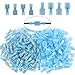 Glarks 100pcs 16-14 Gauge Fully Insulated Female Male Spade Nylon Quick Disconnect Electrical Insulated Crimp Terminals Connectors Assortment Kit