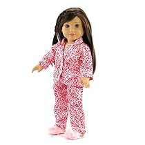 18 Inch Doll Clothes Pink Leopard Pajamas | Fits 18