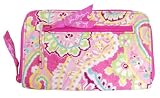 Vera Bradley Capri Melon Large Zip Around Wallet
