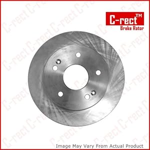 C-RECT CHEVROLET COBALT HHR MALIBU 04-10/PONTIAC G5 G6 05-10/SATURN AURA ION 04-09 Brake Rotor 11061 AIMCO# 55094 Solid Rotor Rear