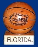 Florida Gators Cherry Wood Laser Engraved Wooden Basketball NCAA College Athletics