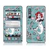 Molly Mermaid Design Protective Skin Decal Sticker for Motorola Droid 3 Cell Phone