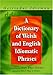 Dictionary of Welsh and English Idiomatic Phrases