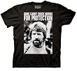 Chuck Norris For Protection Mens T-shirt