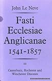 Fasti Ecclesiae Anglicanae, 1541-1857