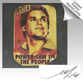 Dexter Limited Edition Shepard Fairey Signed Print