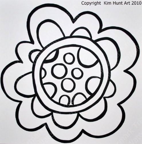 PaintaDoodle 12 x 12 Flower Painting Kit