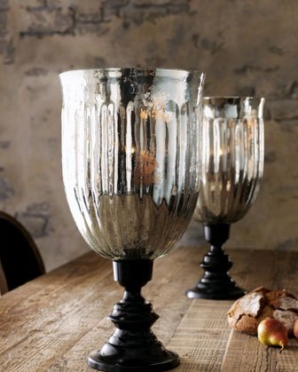 ReginaAndrew Design Mercury Glass Hurricane