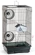 Blue Ribbon 3-Level Small Animal Cage, 14.3-Inch by 11.3-Inch by 25-Inch, Black/Smoke Blue Ribbon 3-Level Small Animal Cage, 14.3-Inch by 11.3-Inch by 25-Inch, Black/Smoke