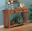 Anthony OCST94 - Mission Style Solid Oak Console Sofa Table