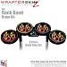 Metal Flames Skin by WraptorSkinz fits Rock Band Drum Set for Nintendo Wii, XBOX 360, PS2 & PS3 (DRUMS NOT INCLUDED)