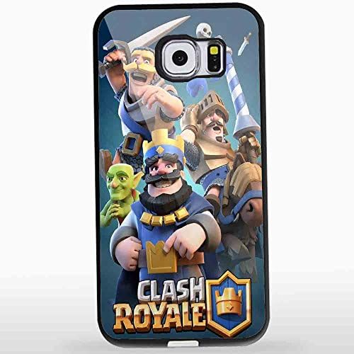 clash royale cover game for Samsung S6 Black Case